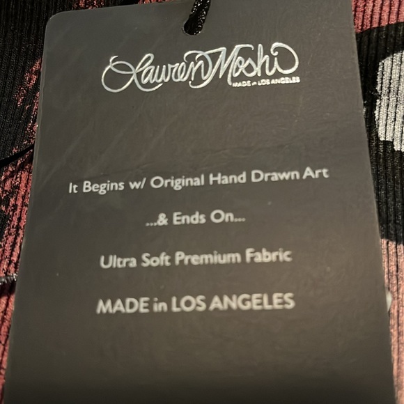 NWT Lauren Moshi Hand Drawn Graphic Tank - Picture 10 of 10